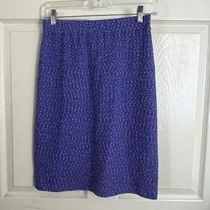 St. John Purple Skirt